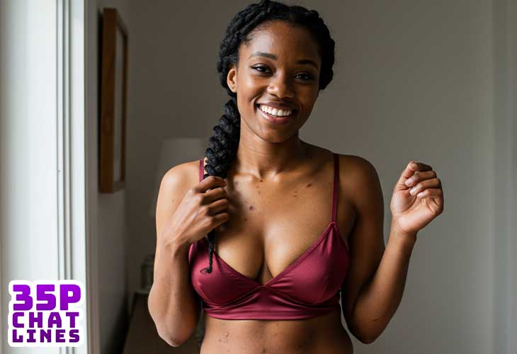Big Titty Ebony Phone Wank Online